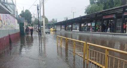 Tlalpan bajo el agua: Lluvia provoca inundaciones y encharcamientos