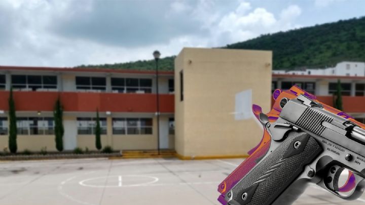 Alumno lleva arma a escuela de Hidalgo y la presume; esto pasó