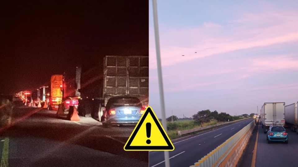 Así está el tráfico vehicular en la autopista La Tinaja - Isla hoy 12 de septiembre