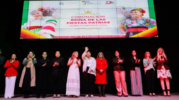 DIF Tlalnepantla preserva tradiciones; corona a la reina de las fiestas patrias