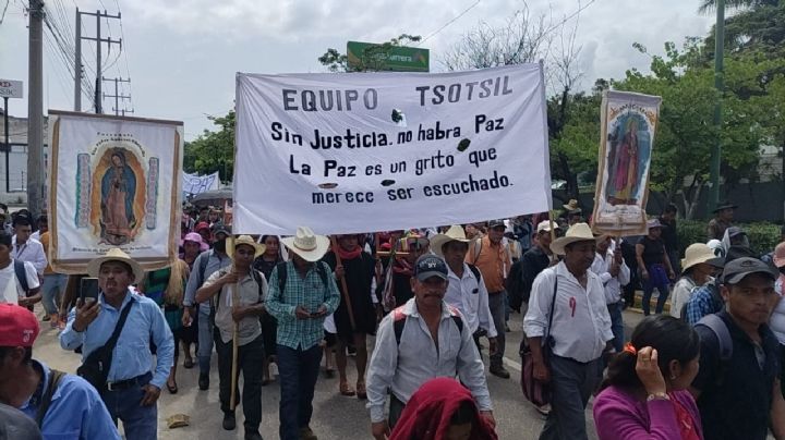 Desplazados y familiares de desaparecidos claman por seguridad en Chiapas