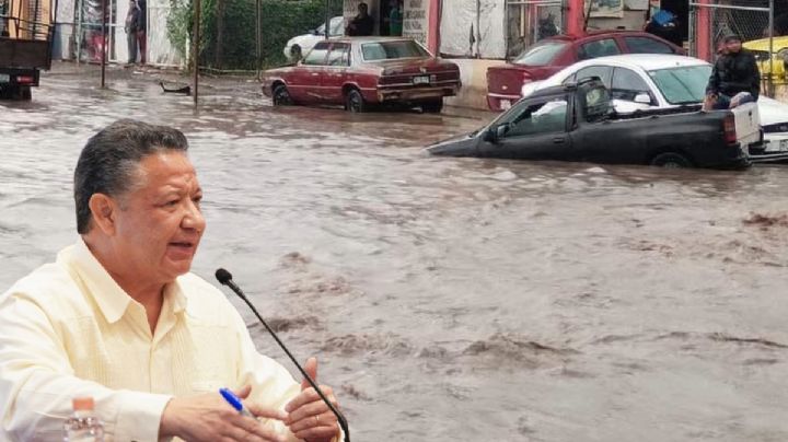 Inundación en el centro de Pachuca por colapso de drenaje: Julio Menchaca