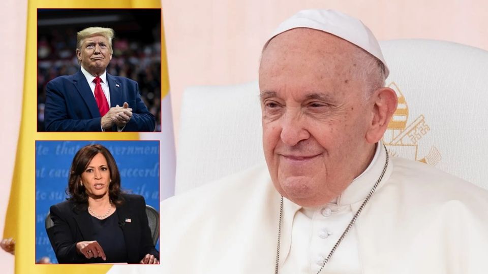 EU tendrá que elegir 'el mal menor', esto dijo el papa Francisco de Harris y Trump