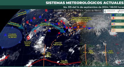 Tormenta Ileana toca tierra en Ahome, Sinaloa