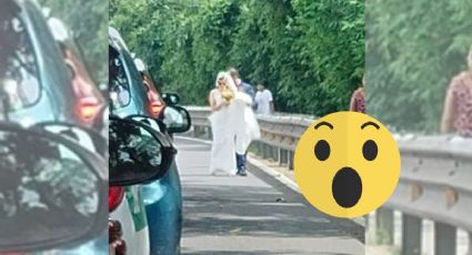 ¡Detengan la boda! Novia se queda varada en el tráfico de Xalapa 