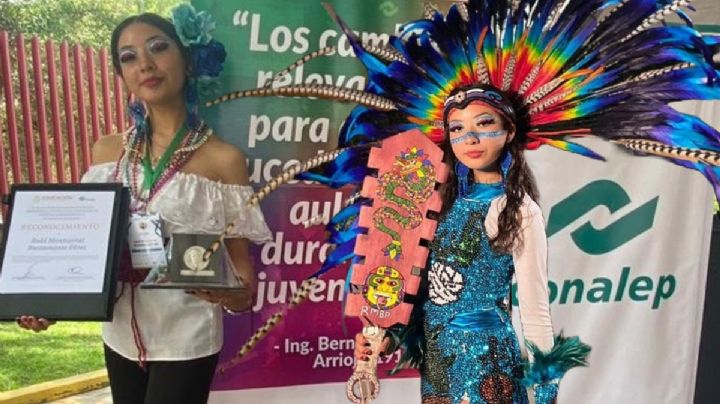 La hidalguense Rubí, estudiante de Conalep Tulancingo recibe Presea Nacional