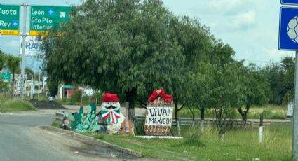 La piedra más famosa de Silao se disfraza para dar El Grito