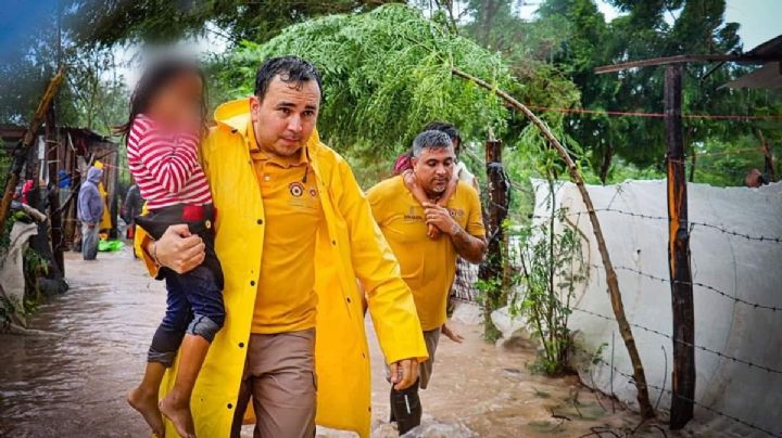 Desbordamientos y evacuaciones deja “Ileana” en su paso por Sinaloa