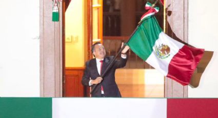 Cuitláhuac García encabezó último Grito de Independencia como gobernador de Veracruz