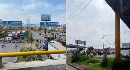 Caos en Ecatepec: Vecinos cierran la carretera Texcoco-Lechería, ¿qué exigen?