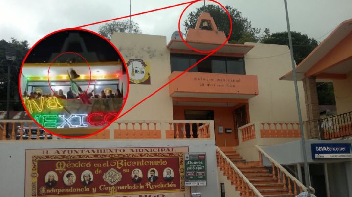 México mágico: en Hidalgo, campana cae en pleno Grito | VIDEO