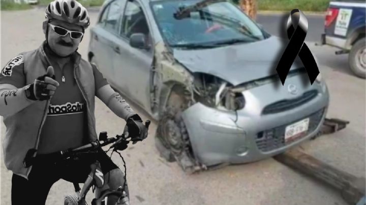 Médico ciclista muere atropellado en Tula, acusan que Policía dejó huir al responsable