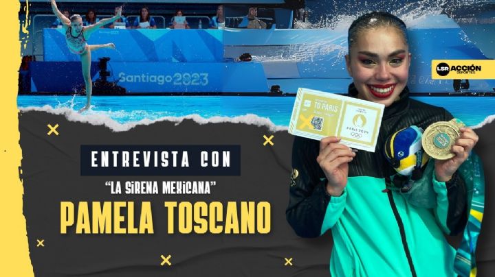 Pamela Toscano, la “sirena mexicana” que brilló en París 2024 y quiere continuar el legado