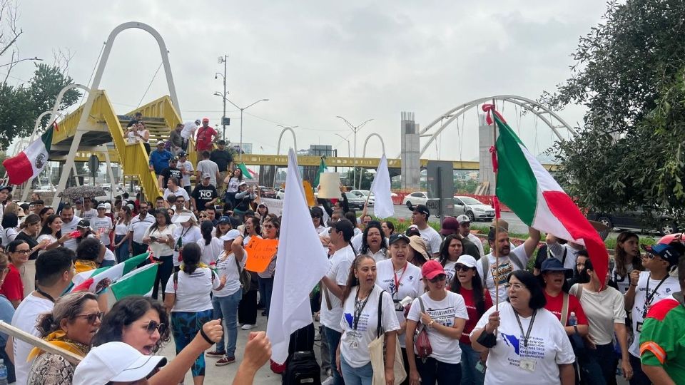 Trabajadores del Poder Judicial vuelven a la calle en Monterrey