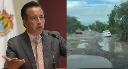 Cuitláhuac García responde a quejas por baches de carreteras en Veracruz