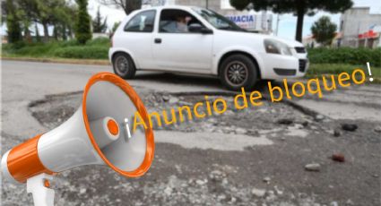 Por baches, automovilistas anuncian bloqueo al sur de Pachuca, ¿cuándo y dónde?