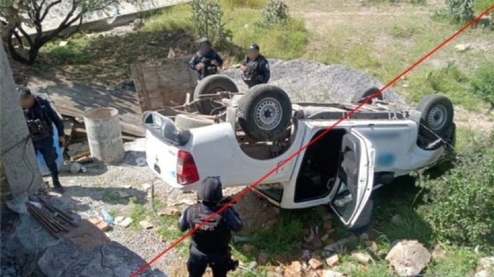 Capturan a dos sujetos durante una persecución policiaca
