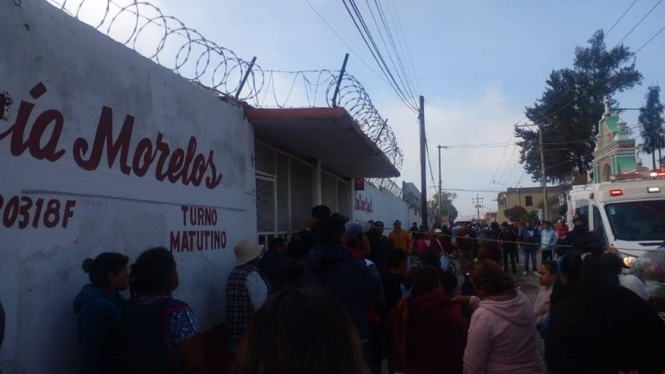 Maestra recibe un balazo afuera de la escuela donde da clases, en San Martín Texmelucan, Puebla