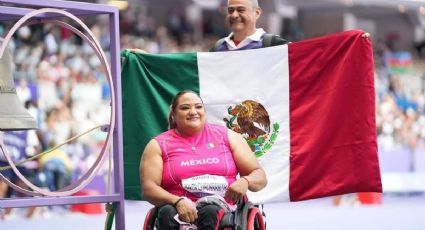 Gloria Zarza, se corona con la medalla de oro en lanzamiento de bala