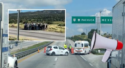 Bloqueo en la autopista Arco Norte: Ejidatarios cierran la vía en ambos sentidos tramo Pachuca-Tulancingo