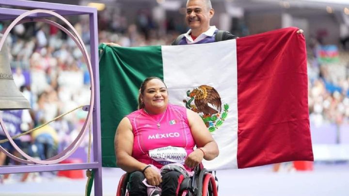 Gloria Zarza, se corona con la medalla de oro en lanzamiento de bala