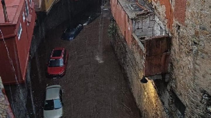 Los videos más impactantes de la tromba en Guanajuato capital