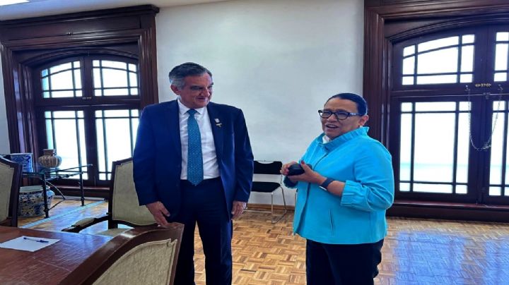 Fortalecer programas federales y seguridad en Tamaulipas, acuerda Américo con Rosa Icela y Harfuch
