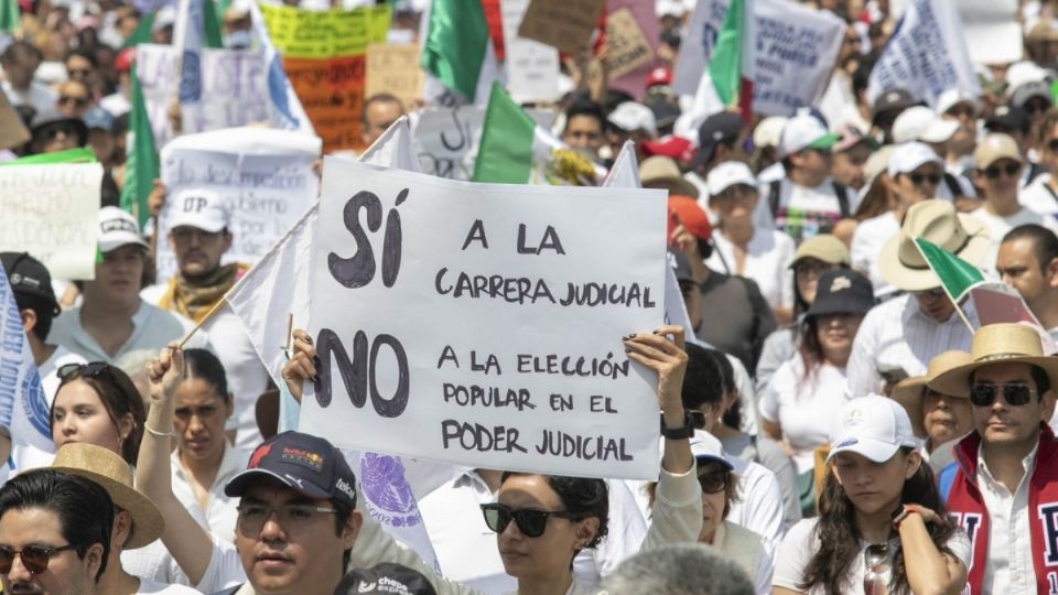 Protestas contra la reforma judicial