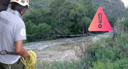 Hombre cae a río Tula sobre el tramo de Ixmiquilpan; continúa su búsqueda