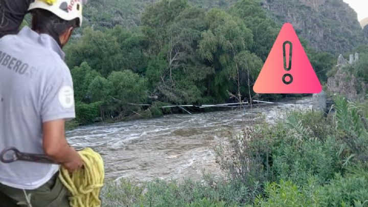 Hombre cae a río Tula sobre el tramo de Ixmiquilpan; continúa su búsqueda