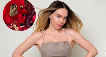 Belinda reacciona a su apartosa caída en la Semana de la Moda París