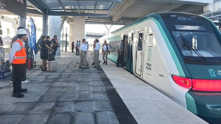 Suspenden viajes del Tren Maya por la tormenta tropical Helene en Quintana Roo