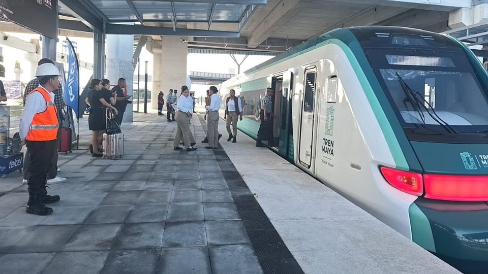 Suspenden transportación del Tren Maya por la tormenta tropical Helene en Quintana Roo