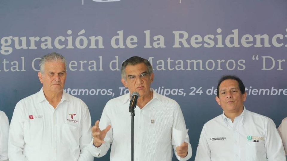 El gobernador Américo Villarreal