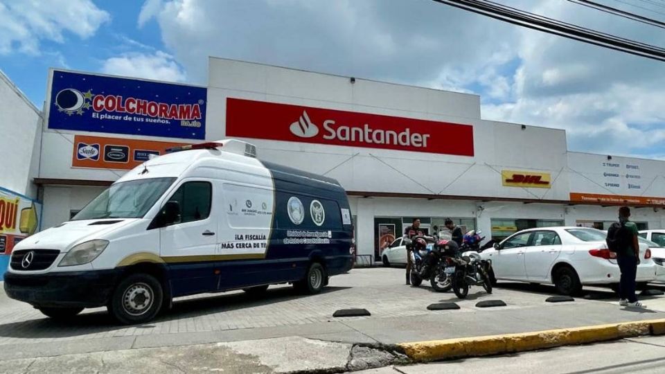 En el robo al banco Santander se llevaron 7 millones de pesos.