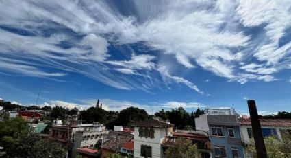 Las extrañas pero bonitas nubes que se vieron en Xalapa en forma de "pinceladas"