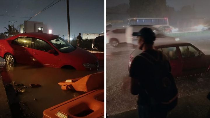 Autos varados e inundaciones: afectaciones por la tormenta en Veracruz