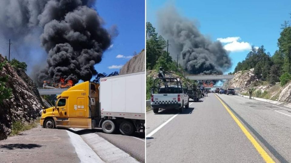 Las autoridades se encuentran en la zona para controlar el fuego y prevenir que más enfrentamientos ocurran.