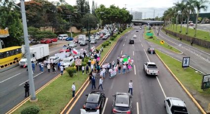 ¿Por qué hubo manifestación sobre avenida de Xalapa hoy 27 de septiembre?