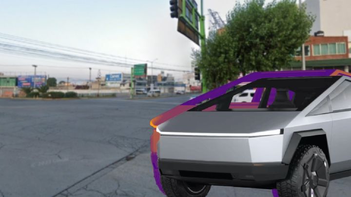 Captan en Pachuca camioneta Cybertruck de Tesla, como la de Samuel García