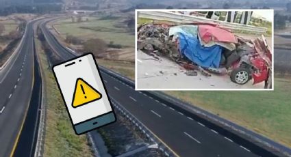 Arco Norte: Muere conductor al chocar contra muro de contención; su auto queda destrozado