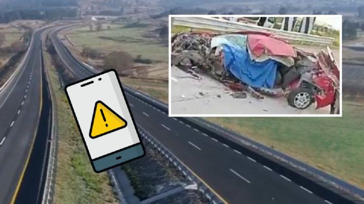 Arco Norte: Muere conductor al chocar contra muro de contención; su auto queda destrozado