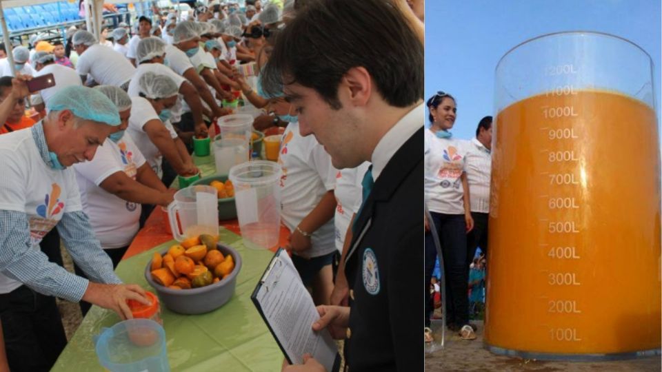 Récord Guinness: El municipio de Veracruz que hizo el vaso con jugo de naranja más grande del mundo