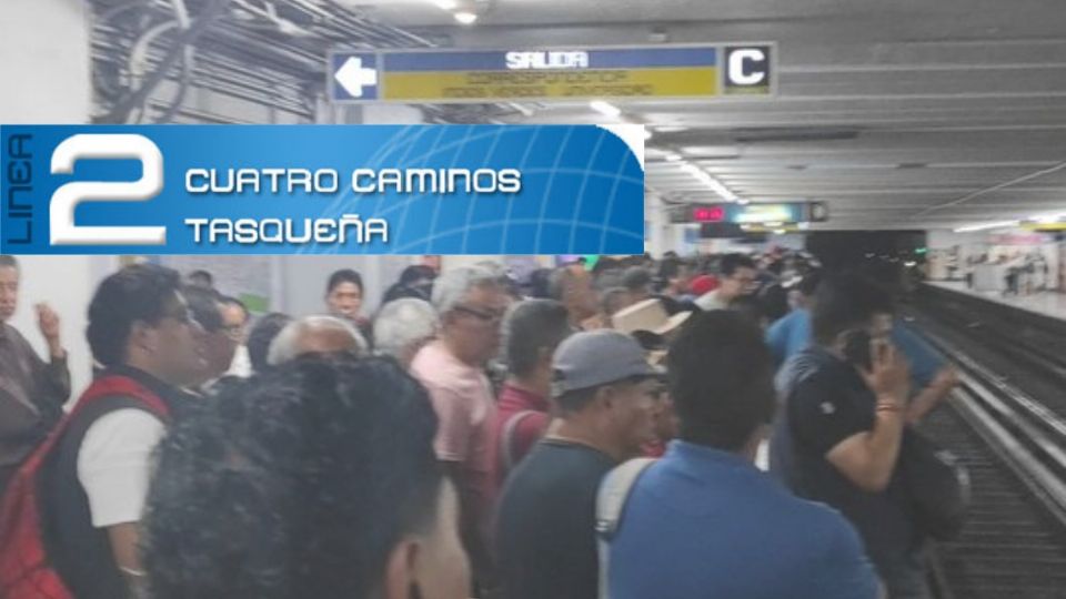 Línea 2 del Metro CDMX reportó retrasos y caos por este inconveniente, según informes del Metro