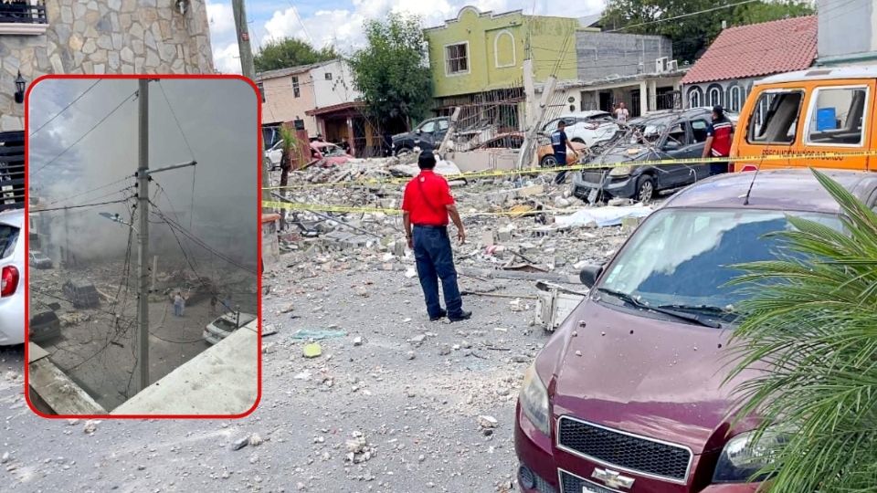 La casa en donde se registró la explosión, en la Ciudad de Reynosa, de acuerdo con el peritaje hecho por las autoridades se almacenaba pirotecnia