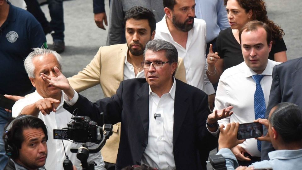 El líder de Morena en la Cámara de Diputados, Ricardo Monreal