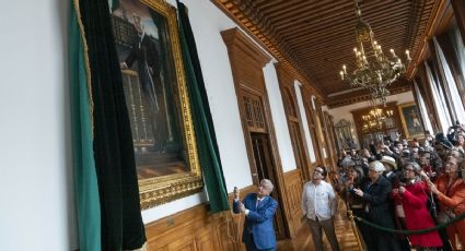 Esto se sabe del retrato de AMLO en Palacio Nacional