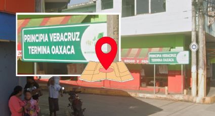 En esta calle puedes estar en el estado de Veracruz y Oaxaca al mismo tiempo