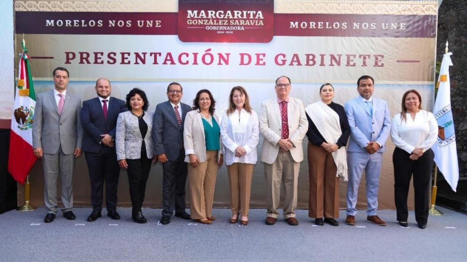 Foto de los nuevos funcionarios públicos que estarán en el gabinete de Margarita González