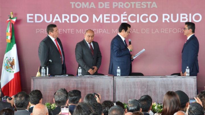 Llega la 4T a Mineral de la Reforma, asume gobierno Eduardo Medécigo Rubio